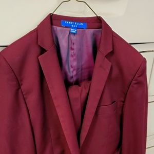 Perry Ellis Boys Suit Set, Jacket and Pant 14
